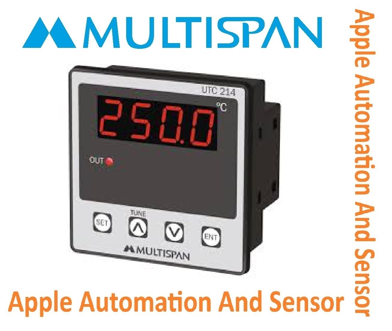Utc-121p Multispan Single Display Universal Input Pid Controller - 4 Digit, Reliable Process Control Instrument, 1 Year Warranty
