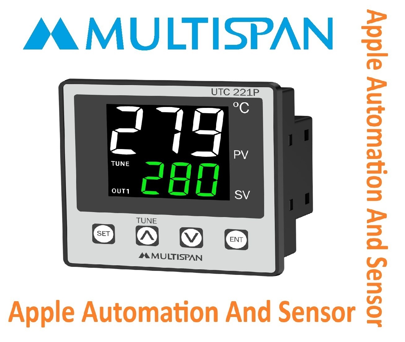 Utc-221p Multispan Double Display Universal Input Pid Controller Single Relay - Durable Design, Precision Temperature Control, Versatile Functionality, Wide Compatibility