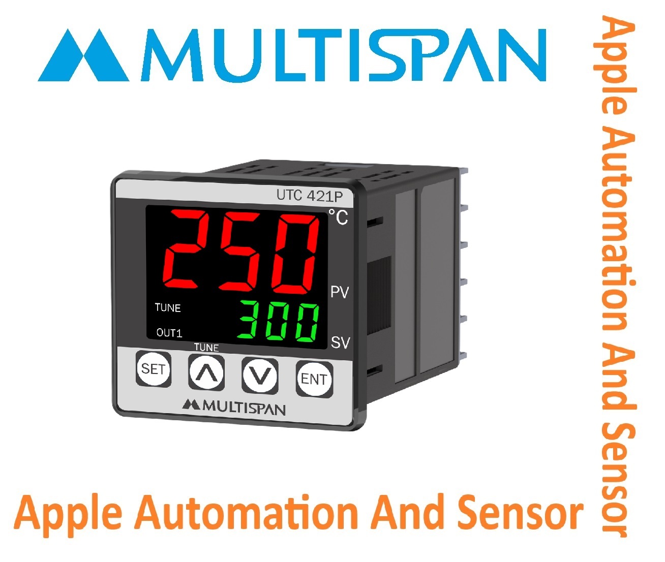 Utc-221p Multispan Double Display Universal Input Pid Controller Single Relay - Durable Design, Precision Temperature Control, Versatile Functionality, Wide Compatibility