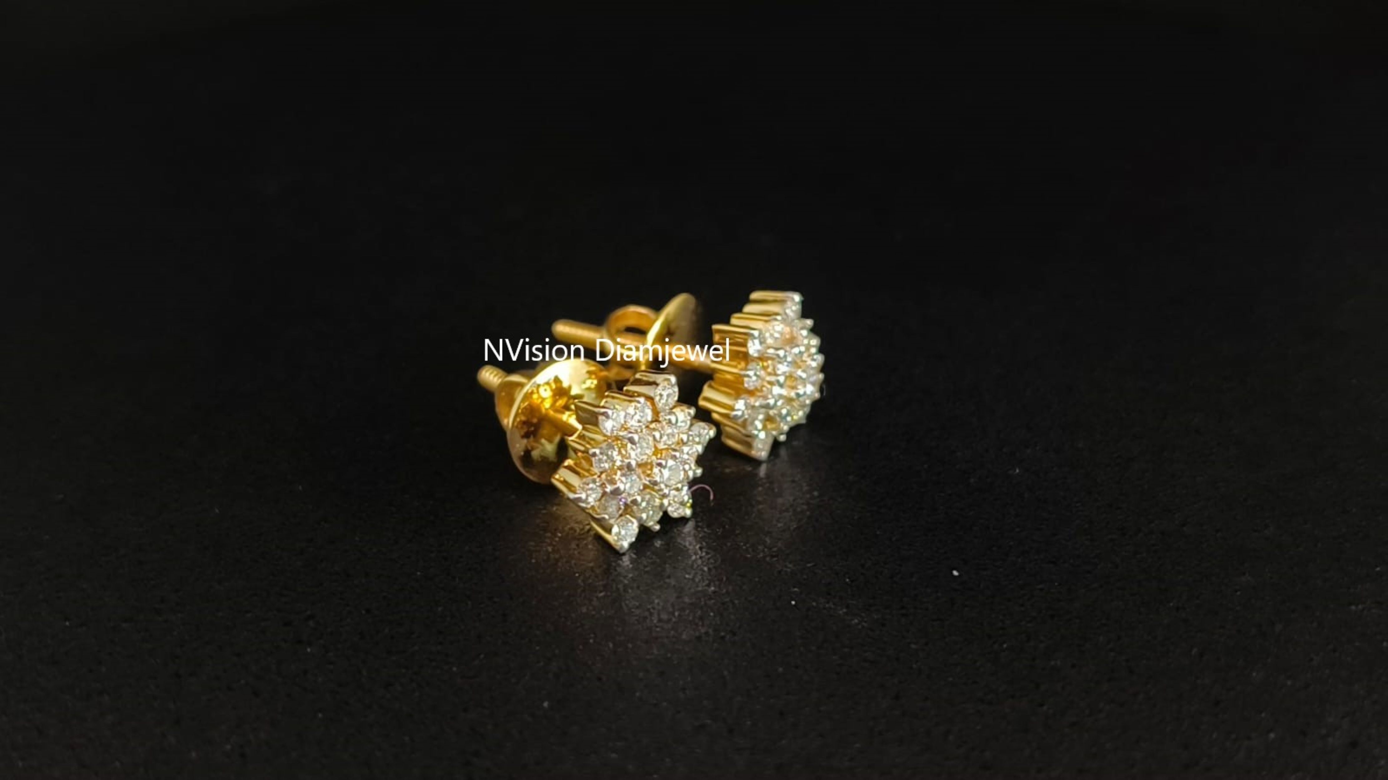 Natural Diamonds Starlight Cluster Earrings