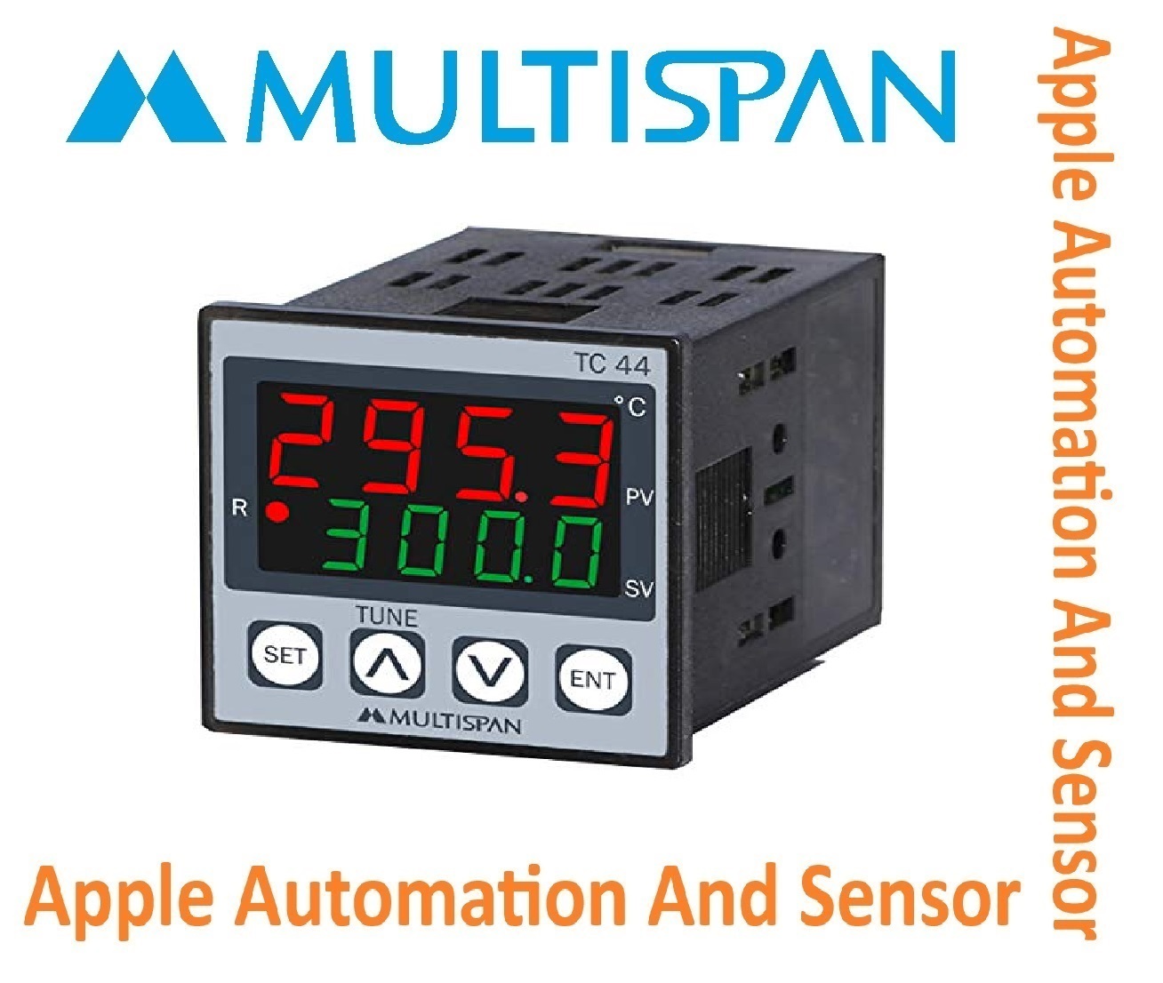 Tc-421p Multispan Double Display Fix Input Pid Controller - Universal Input & Output, Modular Design, Compact Size, Ideal For Temperature Control, 1 Year Warranty