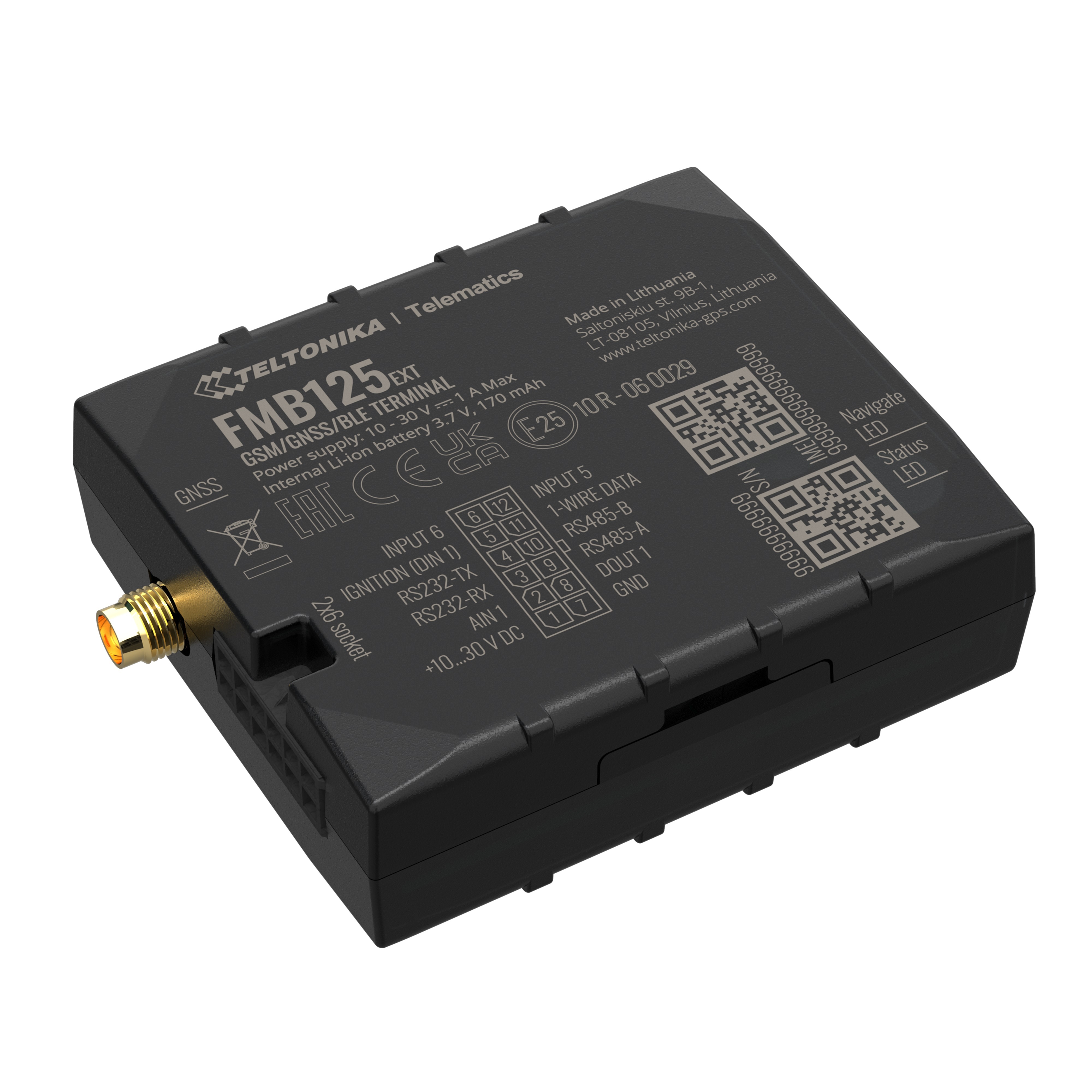 Teltonika FMB 125 GPS Tracking Device