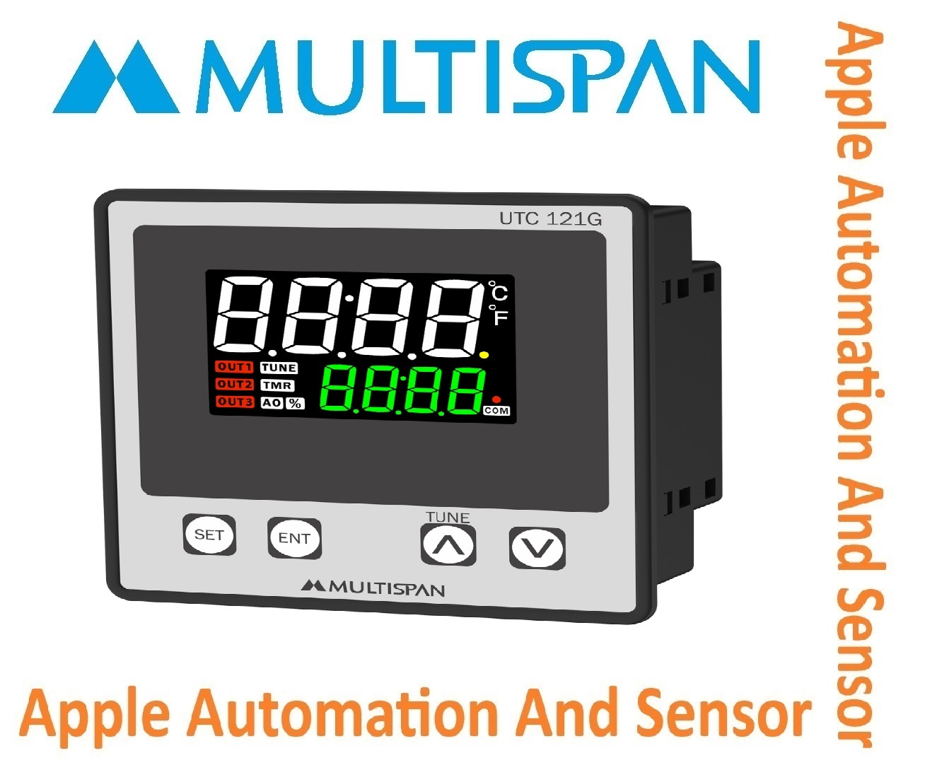 Utc-321p Multispan Double Display Universal Input Pid Controller Single Relay - Universal Input, Single Relay Functionality | 1-year Warranty, Versatile Control Options