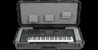 Skb Iseries 4719-8 61-note Keyboard Case - Waterproof Heavy-duty Polypropylene, 44"x18"x5.875" Interior , Customizable Foam Padding, Tsa Approved Locks