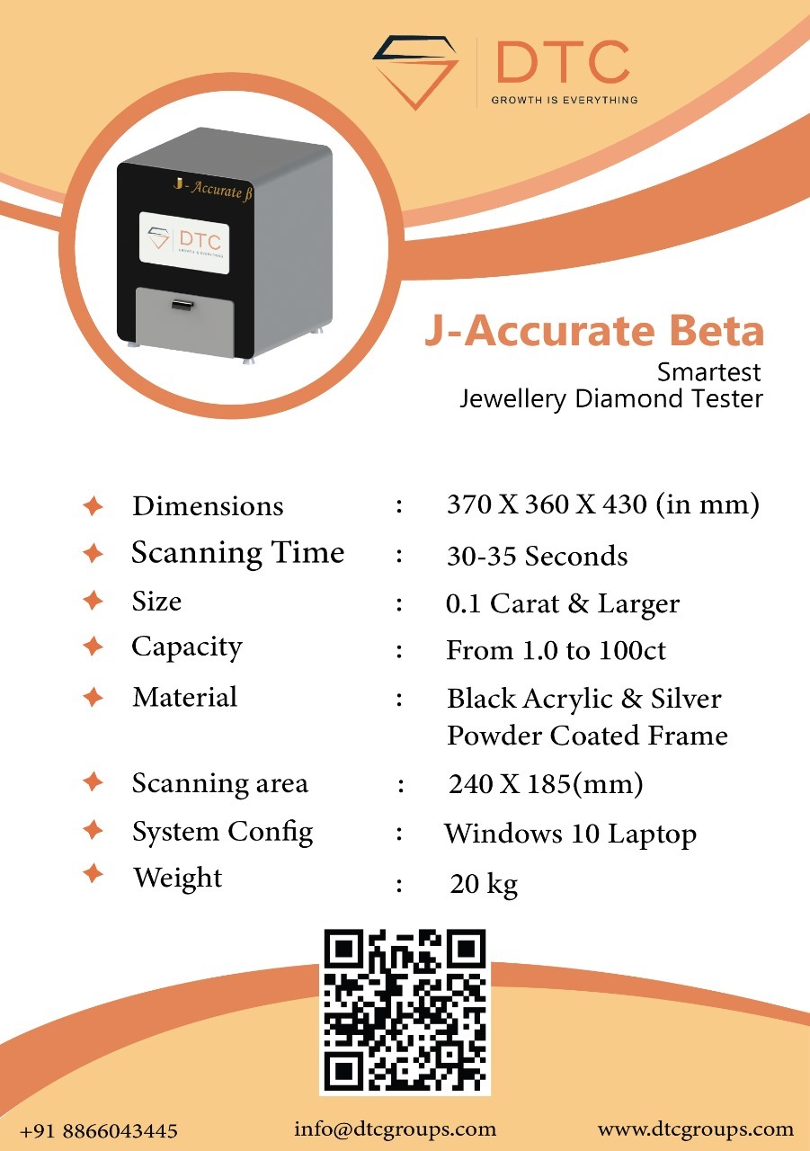 J-accurate Beta Smartest Jewellery Diamond Testing Machine at 950000.00 ...