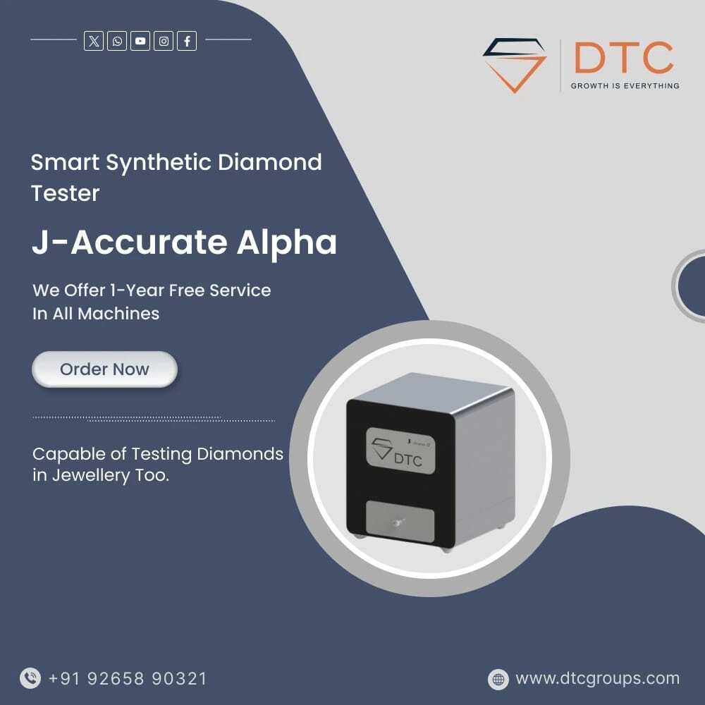 J-accurate Alpha Smartest Synthetic Diamond Detector - Color: Different Available