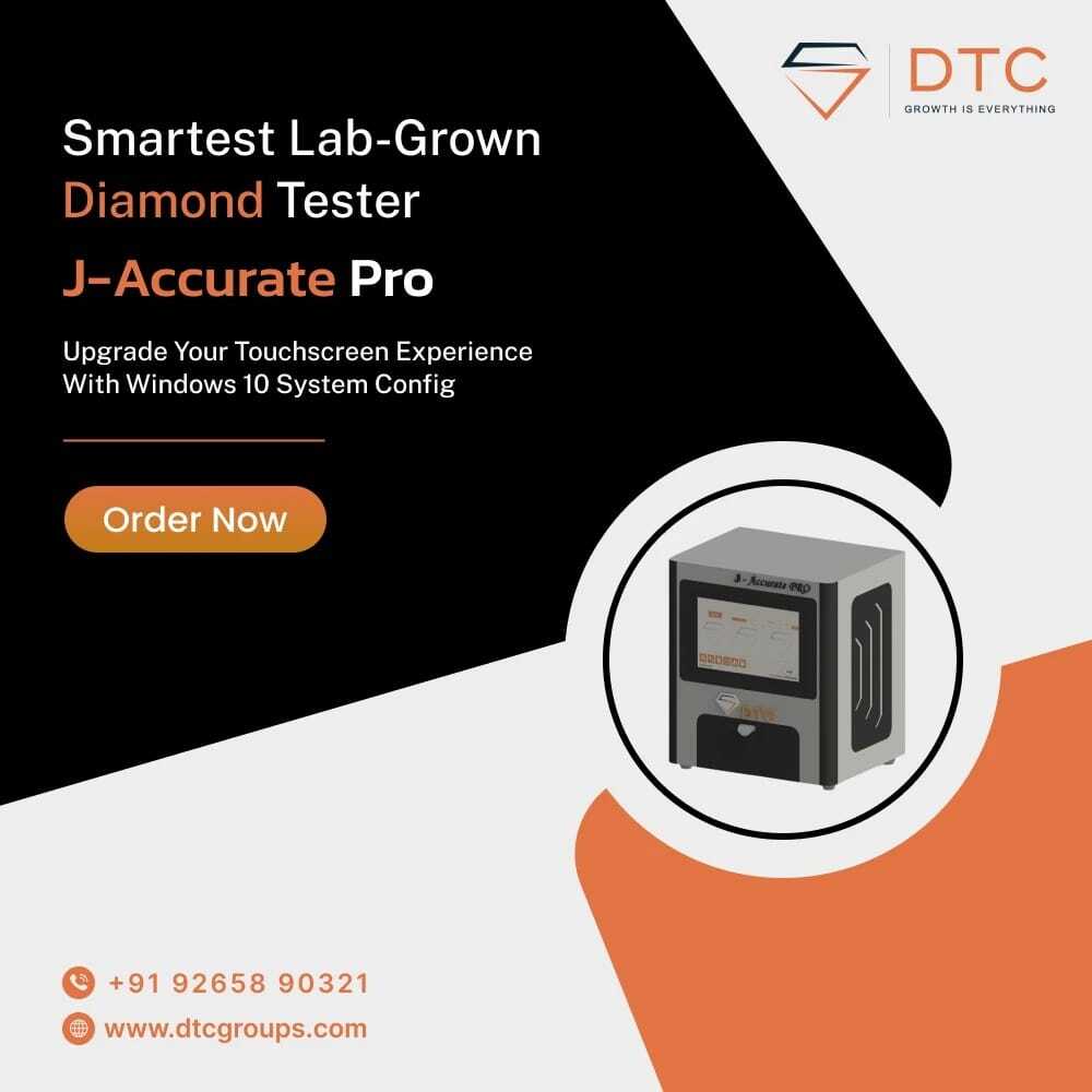 J-accurate Pro Smartest Lab-grown Diamond Detector - Machine Weight: 25 Kilograms (Kg)