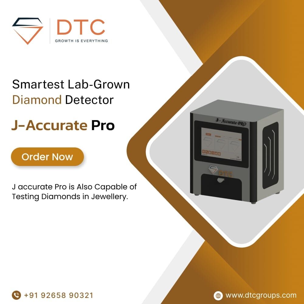 J-accurate Pro Smartest Lab-grown Diamond Detector - Machine Weight: 25 Kilograms (Kg)