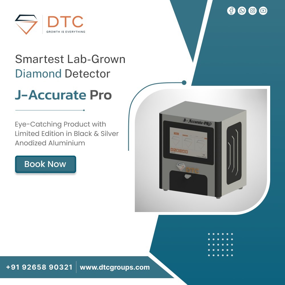 J-accurate Pro Smartest Lab-grown Diamond Detector - Machine Weight: 25 Kilograms (Kg)