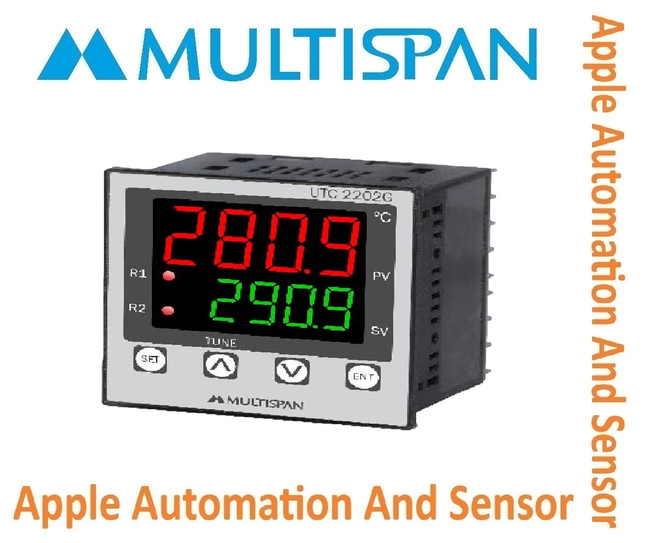 Utc-3202 Multispan Double Display Universal Input Pid Controller Double Relay - Universal Input, Double Relay Functionality, 1-year Warranty, Multiple Model Compatibility