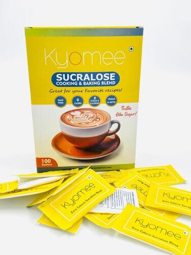 Kyomee Sucralose Sachets - Powder Form, White Crystal Sugar | Refined Powder with Convenient Sachet Packaging
