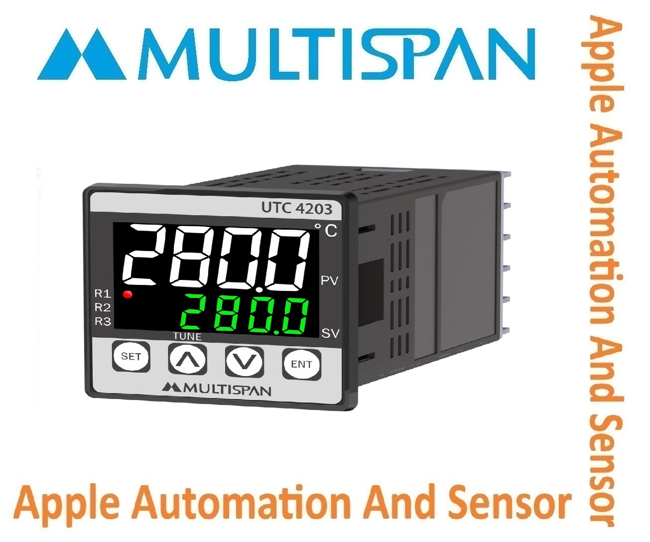 Utc-3203 Multispan Double Display Universal Input Pid Controller Three Relay