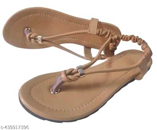 Flat Ladies Sandals - Heel Type: Platform