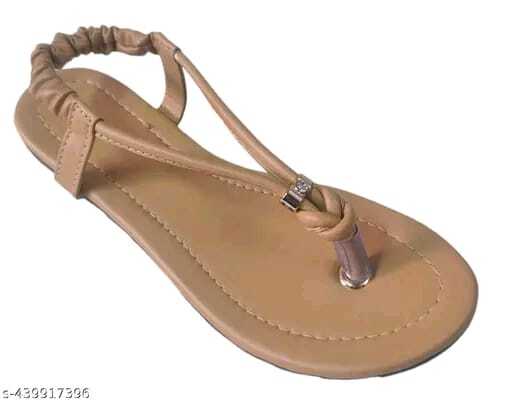 Flat Ladies Sandals - Heel Type: Platform