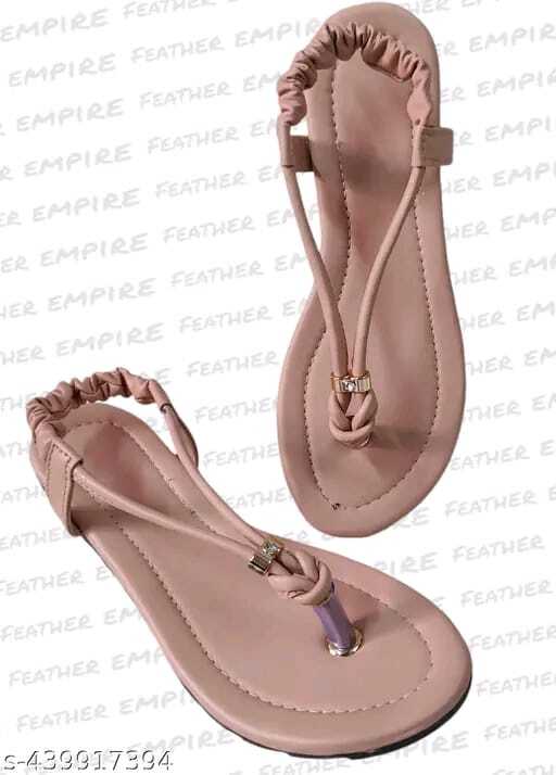 Flat Ladies Sandals - Heel Type: Platform