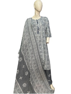 Anabia Kurti Pant Duppata Set