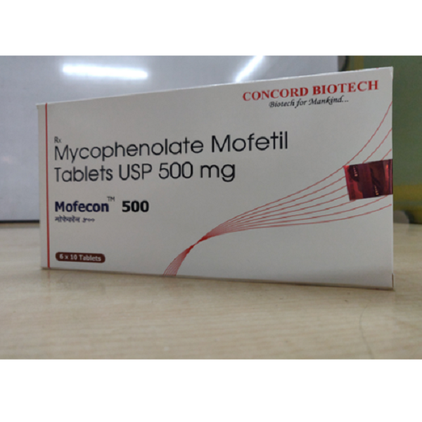 Mycophenolate Mofetil Tablets - 500mg Dose | Immunosuppressive Agent For Organ Transplant Management