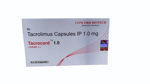 Tacrolimus Capsules - 1mg Dosage | Immunosuppressant for Organ Transplant Support