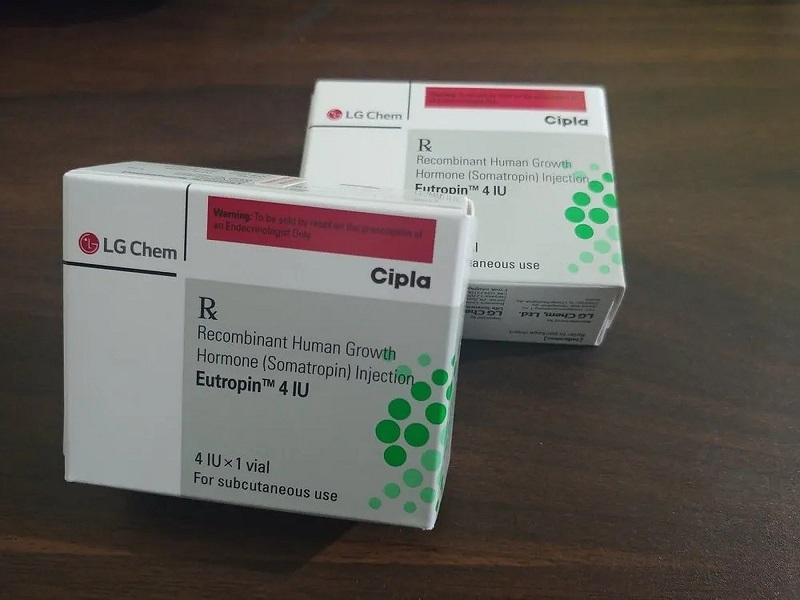 Eutropin 4 Iu Injection - Human Growth Hormone Replacement Therapy | Treatment For Growth Failure In Children And Adults, Supervised Administration