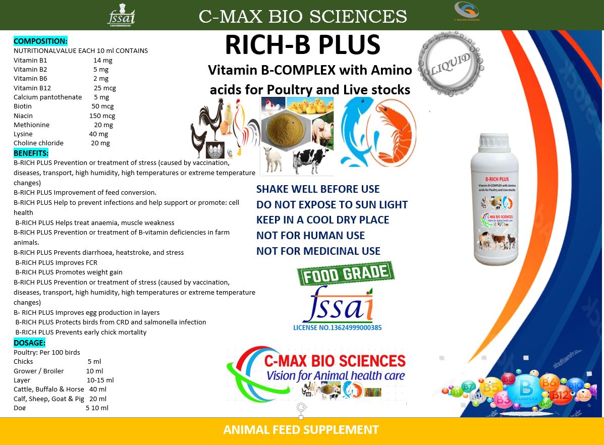 B-comlex For Poultry & Live Stocks