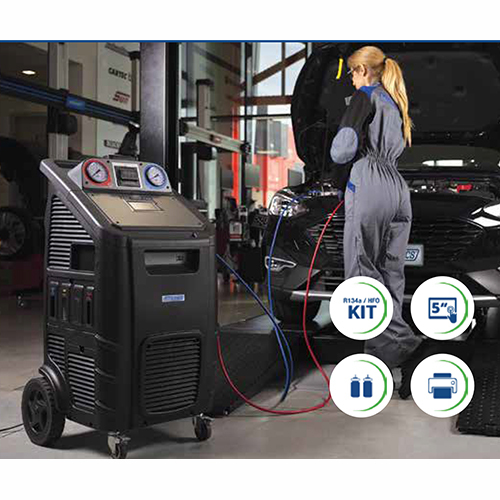 Cinquecento 12 Ecotechnics AC Machine - 220V - 250V | Electric, User-Friendly, Ideal for Garage & Service Stations, 1-2 Year Warranty