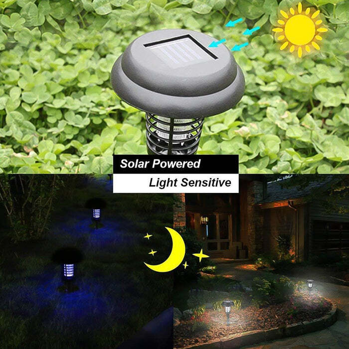 Garden Lighting UV LED Solar Powered LED Mosquito Traps