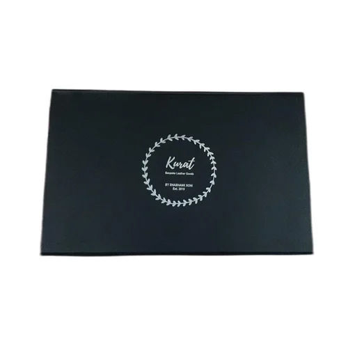 Printed Cardboard Gift Box - Color: Black