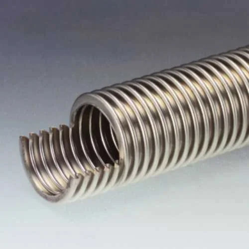 Stainless Steel Corrugated Hose - Color: Silver