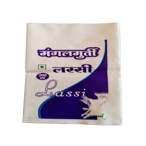 Printed Lassi Pouches - Color: White