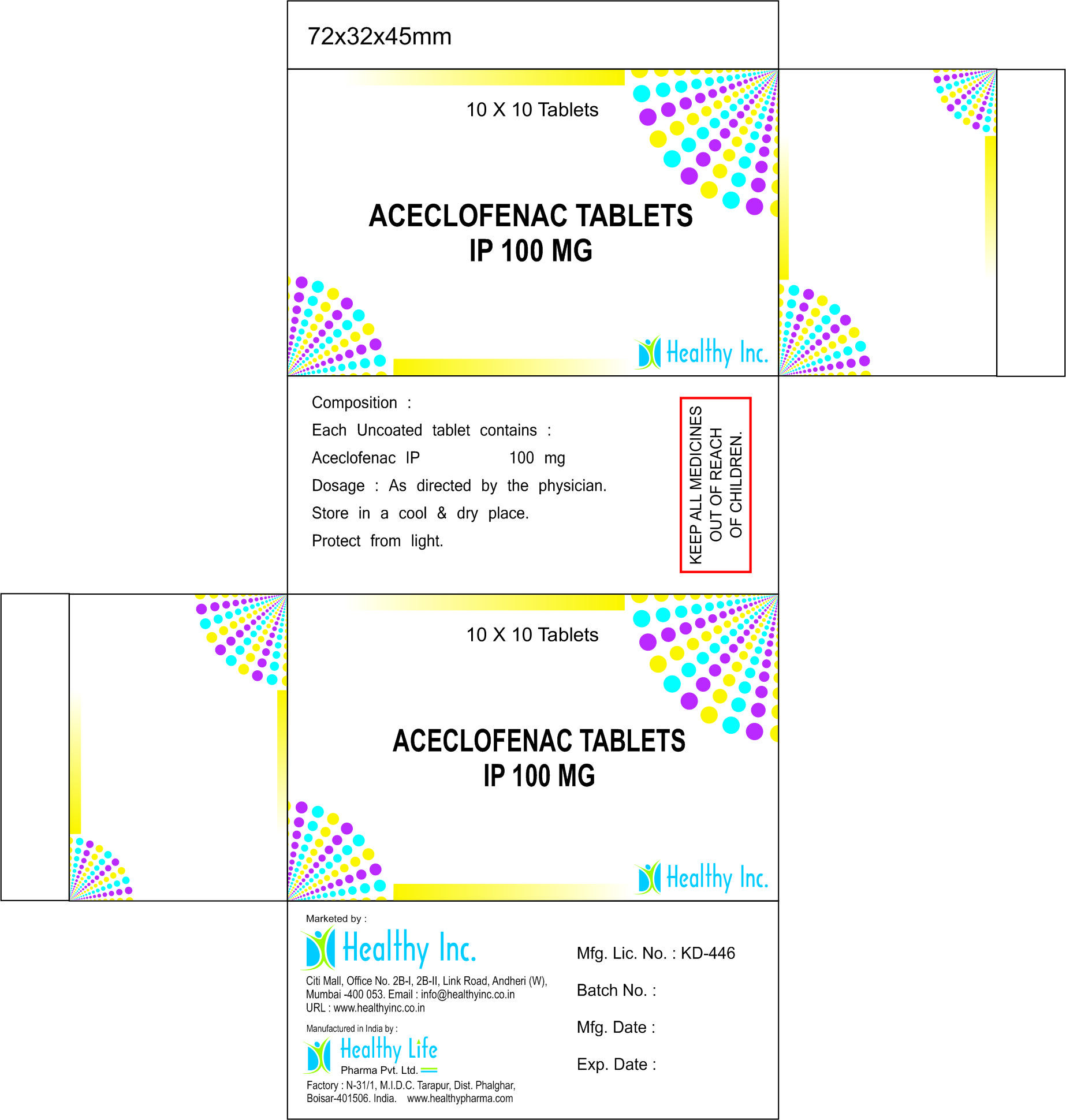 Aceclofenac Tablet