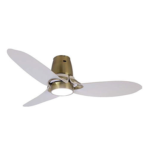 Aeolos BG Anemos Ceiling Fan - Stainless Steel, 3-4 Adjustable Speed Blades | Easy Ceiling Installation, Multiple Color Options, 220V Electric Power, 1-Year Warranty