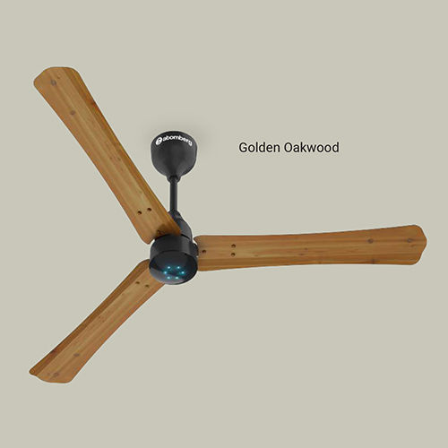 Golden Oakwood Renesa+ Atomberg Ceiling Fan