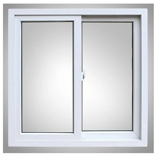 White Residential UPVC Sliding Window