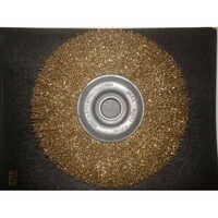 Welding Brush - Carbon Steel, 200-300+ Mm Diameter, Brown Bristle | 6000-7000 Rpm, Standard Size, Designed For Efficient Cleaning