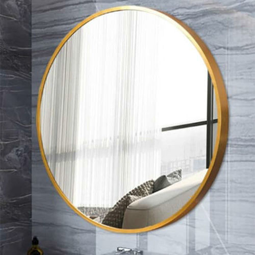 24 X 24 Inch Round Mirror Frame - Application: Home