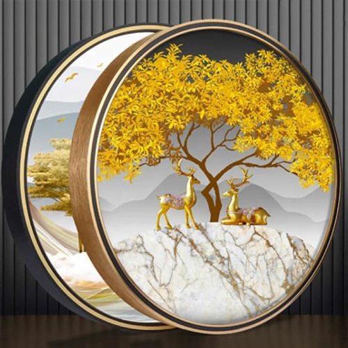 Decorative Round Mirror Frame - Application: Home