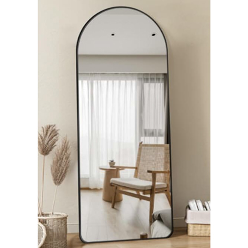 24 X 48 Inch Half Round Mirror Frame - Application: Home