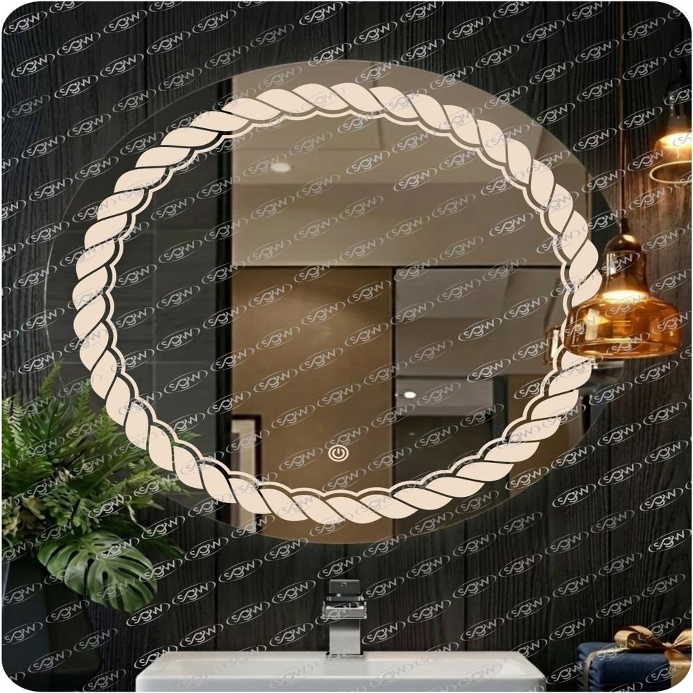 Designer LED Round Mirror