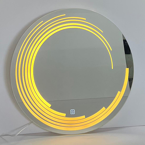 Frameless LED Round Mirror