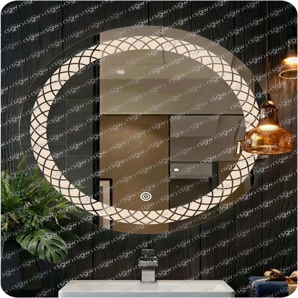 Decorative Led Round Mirror - Application: Home