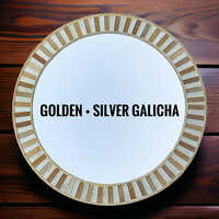 Golden Silver Galicha Mosaic Design Mirror - Application: Home