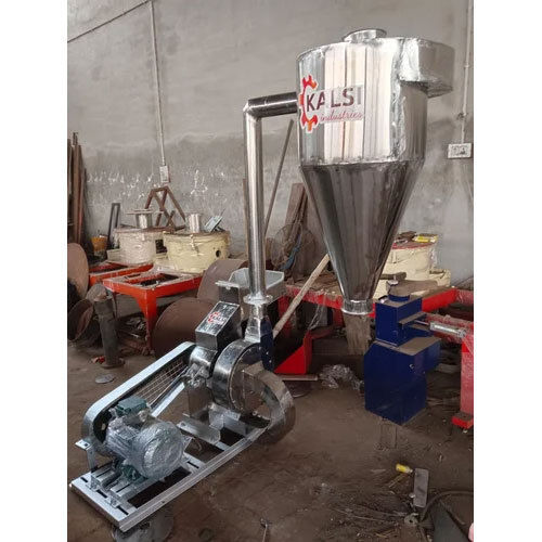 Spices Pulverizer Machine - 10 HP Electric Power, Mild Steel Construction | Heavy-Duty Industrial Equipment for Large-Scale Spice Processing