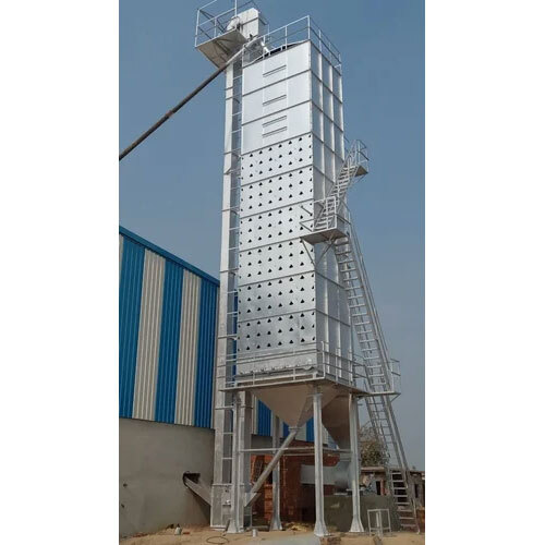 Automatic Paddy Dryer Plant - Color: Silver