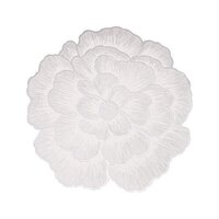 Cherrybox Floral Table Mat - Plastic Pvc, 38 X 38 Cm, Multi Color | 12 Round Non-slip, Waterproof Thermal Insulation Placemats For Dining