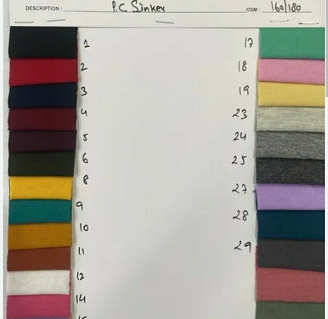 Poly Cotton Knitted Fabrics - Color: Multicolour