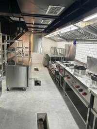 Commercial Kitchen Equipment Setup