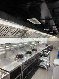 Commercial Kitchen Equipment Setup