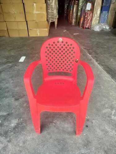 Crystal Chair - Plastic, Stackable, Clear Finish | Curved Arms, Contoured Seat, Ideal for Small Spaces and Airy Interiors