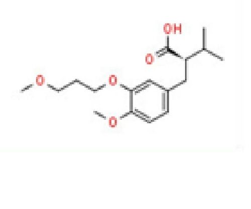 Benzenepropanoic acid, 4-methoxy-3-(3-methoxypropoxy)-a-(1-methylethyl)-, (ar)-