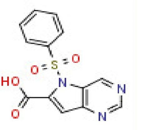 5-Benzenesulfonyl-5h-pyrrolo[3,2-d]pyrimidine-6-carboxylic acid